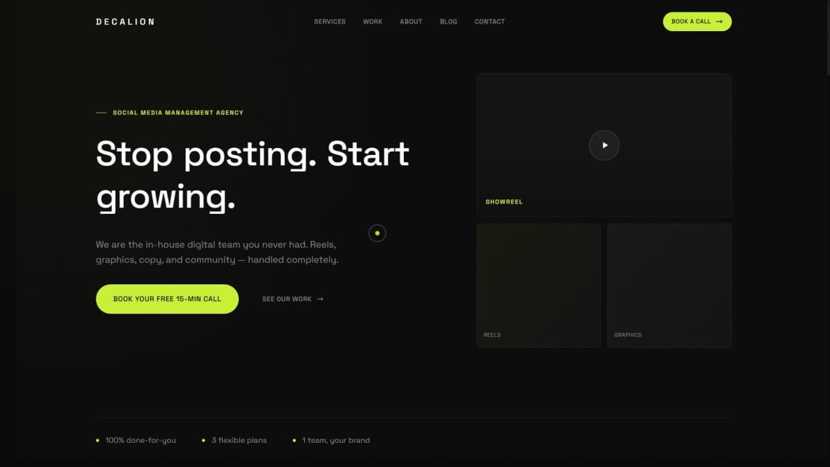 Social Media Management Website